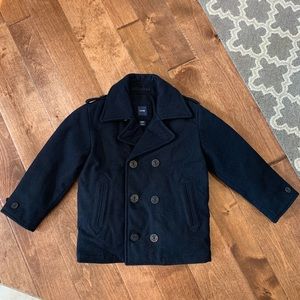 Baby Gap Navy wool peacoat
